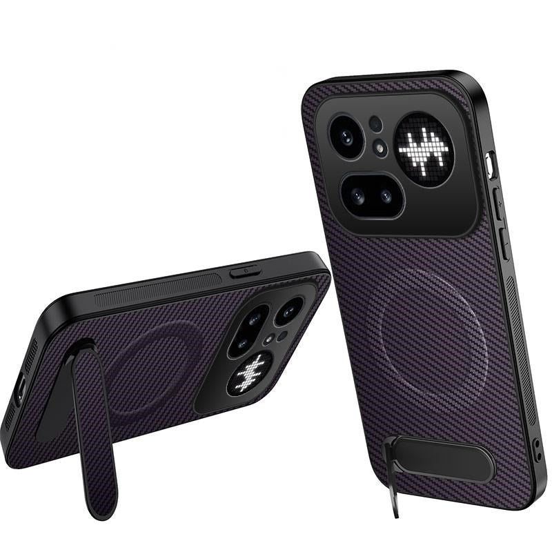 Nothing Phone (4a) Pro EIDERWOOD Hybrid Mobilcover m. Kickstand - Lilla