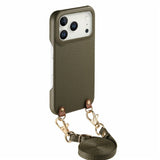 iPhone 17 Pro Max EIDERWOOD Kunstlæder Cover m. Strop - Grøn