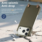 iPhone 17 Pro Max EIDERWOOD Kunstlæder Cover m. Strop - Grøn