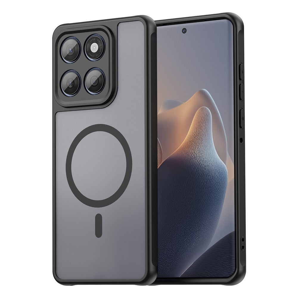 Motorola Moto G77 / G67 EIDERWOOD Hybrid Plastik Bagside Cover - MagSafe Kompatibel - Sort