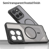 Motorola Moto G77 / G67 EIDERWOOD Hybrid Plastik Bagside Cover - MagSafe Kompatibel - Sort