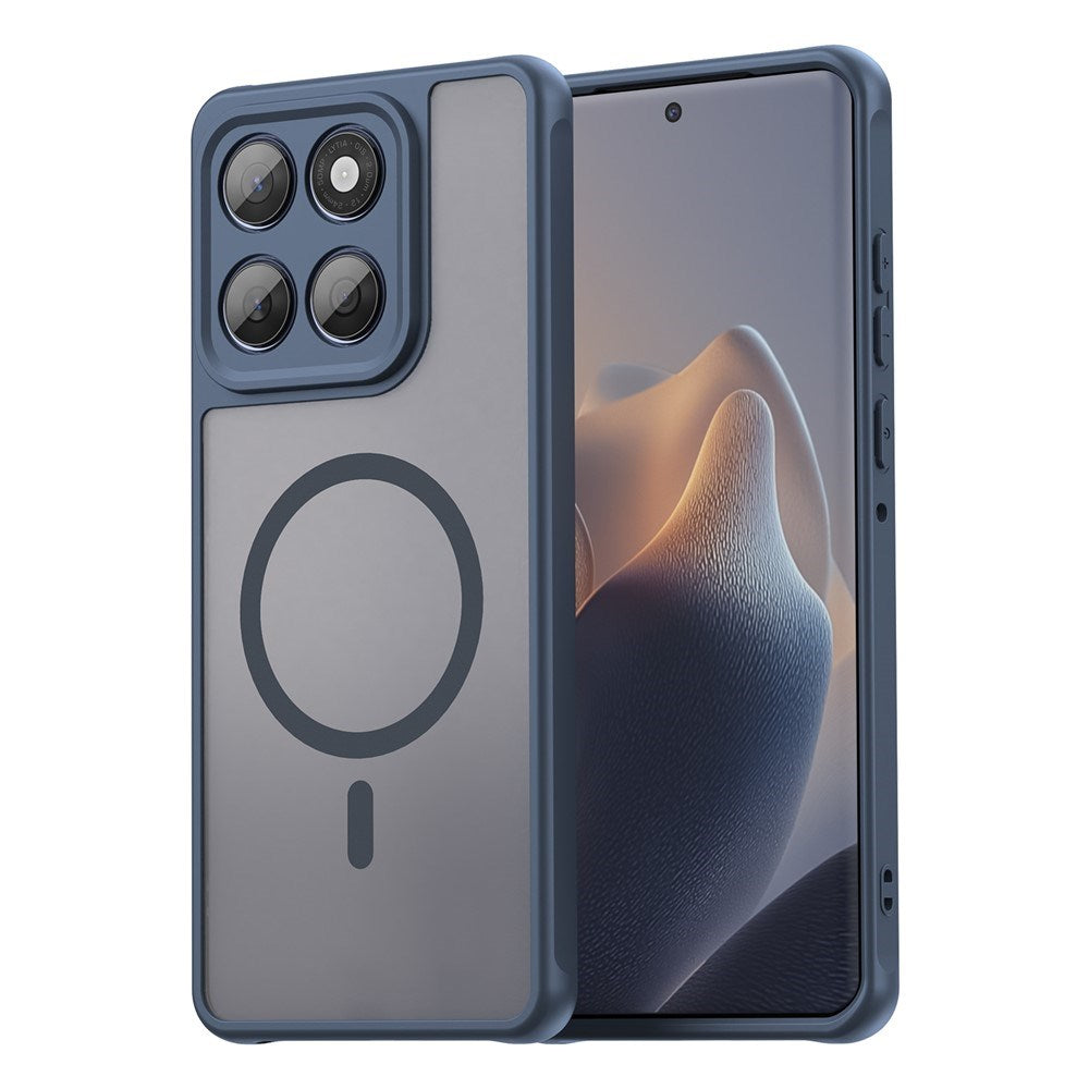 Motorola Moto G77 / G67 EIDERWOOD Hybrid Plastik Bagside Cover - MagSafe Kompatibel - Blå