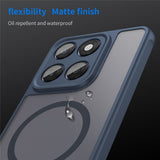 Motorola Moto G77 / G67 EIDERWOOD Hybrid Plastik Bagside Cover - MagSafe Kompatibel - Blå