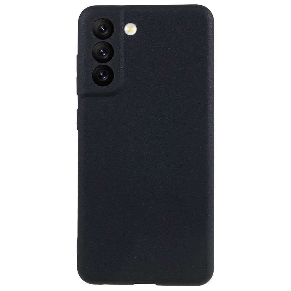 EIDERWOOD Samsung Galaxy S21 FE Fleksibelt Plastik Bagside Cover - Sort