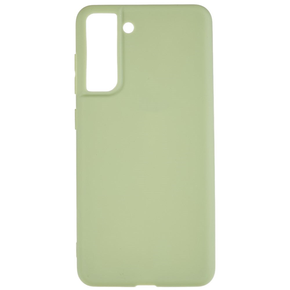EIDERWOOD Samsung Galaxy S21 FE Fleksibelt Plastik Bagside Cover - Grøn