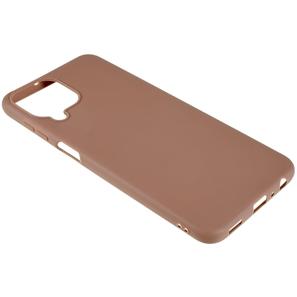 Samsung Galaxy M33 Matt fleksibelt plastbakdeksel - brun