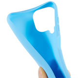 Samsung Galaxy M33 Matt fleksibelt plastbakdeksel - Lyseblå