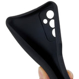 Samsung Galaxy M13 Matt fleksibelt plastbakdeksel - svart