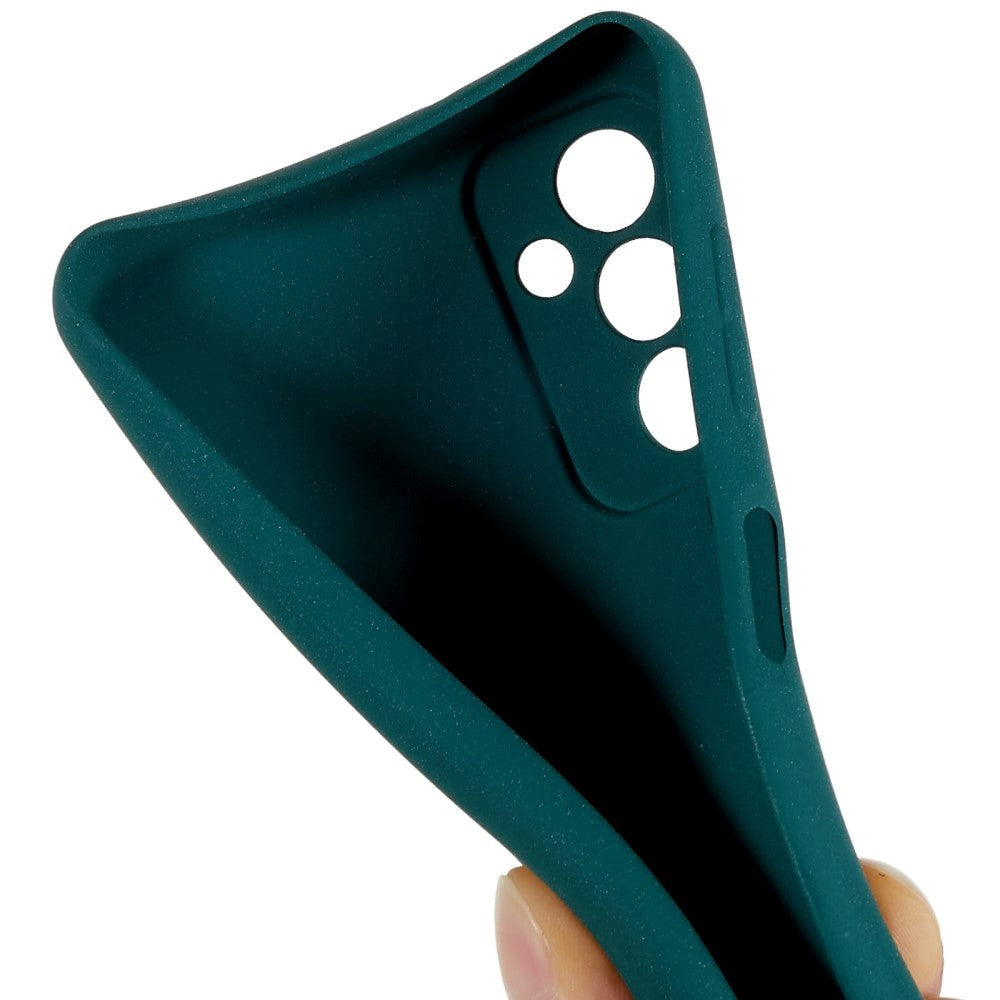 Samsung Galaxy M13 Matt fleksibelt plastbakdeksel - Grønn