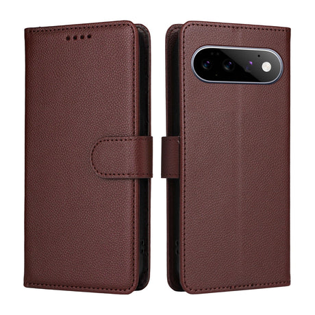 EIDERWOOD Google Pixel 11 / 11 Pro Flipcover inkl. Kortholder & Håndledsrem - Brun