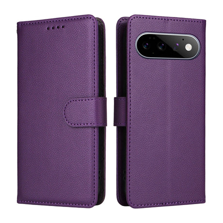 EIDERWOOD Google Pixel 11 / 11 Pro Flipcover inkl. Kortholder & Håndledsrem - Lilla