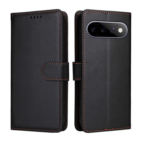 EIDERWOOD Google Pixel 11 / 11 Pro Flipcover inkl. Kortholder & Håndledsrem - Sort