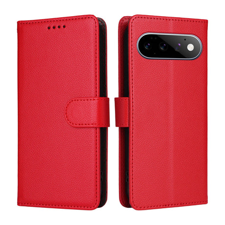 EIDERWOOD Google Pixel 11 / 11 Pro Flipcover inkl. Kortholder & Håndledsrem - Rød