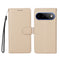 EIDERWOOD Google Pixel 11 Pro XL Flipcover inkl. Kortholder & Håndledsrem - Beige