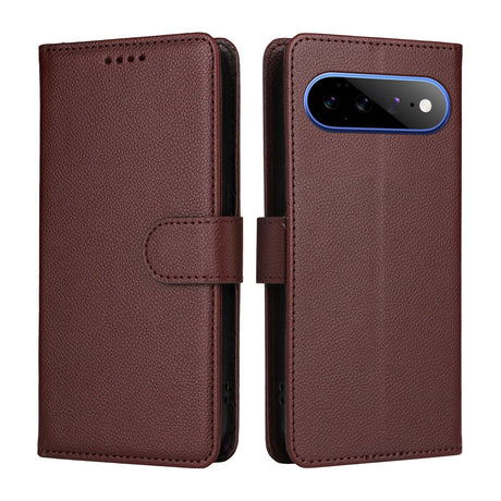 EIDERWOOD Google Pixel 11 Pro XL Flipcover inkl. Kortholder & Håndledsrem - Brun
