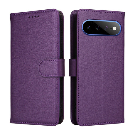EIDERWOOD Google Pixel 11 Pro XL Flipcover inkl. Kortholder & Håndledsrem - Lilla