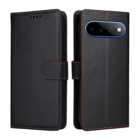 EIDERWOOD Google Pixel 11 Pro XL Flipcover inkl. Kortholder & Håndledsrem - Sort