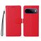 EIDERWOOD Google Pixel 11 Pro XL Flipcover inkl. Kortholder & Håndledsrem - Rød