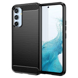 Samsung Galaxy A54 (5G) Carbon Fiber Plastic Bakdeksel - Svart