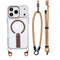iPhone 17 Pro EIDERWOOD Mobilcover m. Ståfunktion & Skulder- / Håndledsstrop - MagSafe Kompatibel - Guld