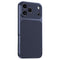 iPhone 17 Pro EIDERWOOD Hybrid Mobilcover m. Kunstlæderbelægning - Blå