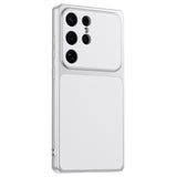 Samsung Galaxy S26 Ultra EIDERWOOD Hybrid Mobilcover m. Kunstlæderbelægning - Hvid
