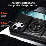 EIDERWOOD OnePlus Nord CE6 / Nord 6 Hybrid Håndværker Mobil Cover m. Kickstand & Cam Slider - MagSafe Kompatbel - Sort