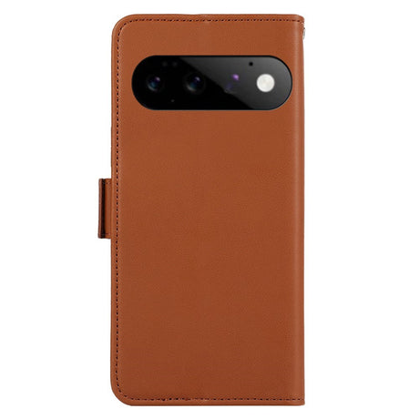 EIDERWOOD Google Pixel 11 / 11 Pro Flipcover - Indbygget RFID-Blocker & Kortholder - Brun
