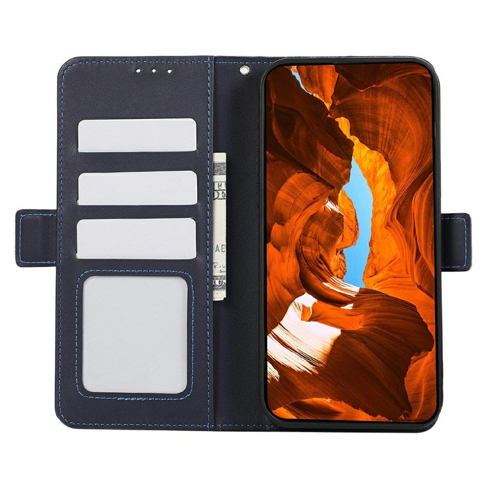 EIDERWOOD Google Pixel 11 Pro XL Flipcover - Indbygget RFID-Blocker & Kortholder - Mørkeblå