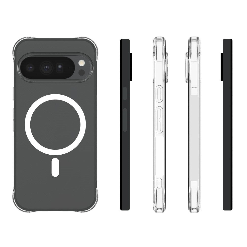Google Pixel 11 Pro XL EIDERWOOD Fleksibelt Plast Bagside Cover m. Stødabsorberende Hjørner - MagSafe Kompatibel - Gennemsigtig