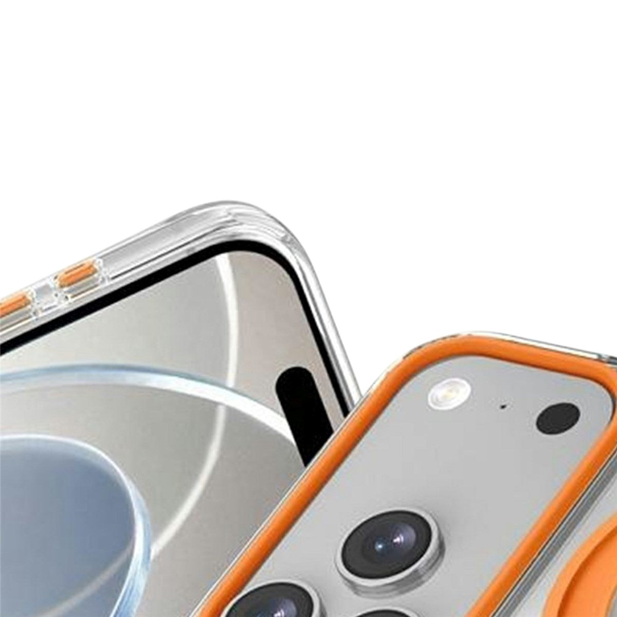 iPhone 17 Pro Max EIDERWOOD Hybrid Mobilcover med Ståfunktion - MagSafe Kompatibel - Gennemsigtig / Grøn