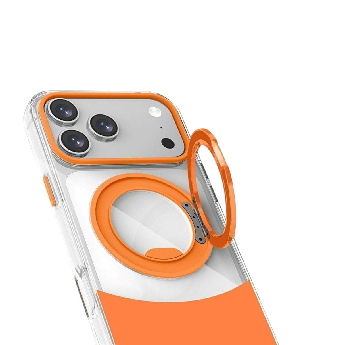 iPhone 17 Pro Max EIDERWOOD Hybrid Mobilcover med Ståfunktion - MagSafe Kompatibel - Gennemsigtig / Blå
