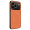 Honor 600 Pro WANLONFENG Mobilcover m. Carbon Tekstur - MagSafe Kompatibel - Orange