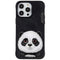iPhone 14 Pro Hybrid-deksel i plast med motiv - Søt Panda