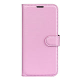 Honor X8 (5G) - EIDERWOOD Faux Leather Flip Cover m. Kortholder og stativfunksjon - Rosa