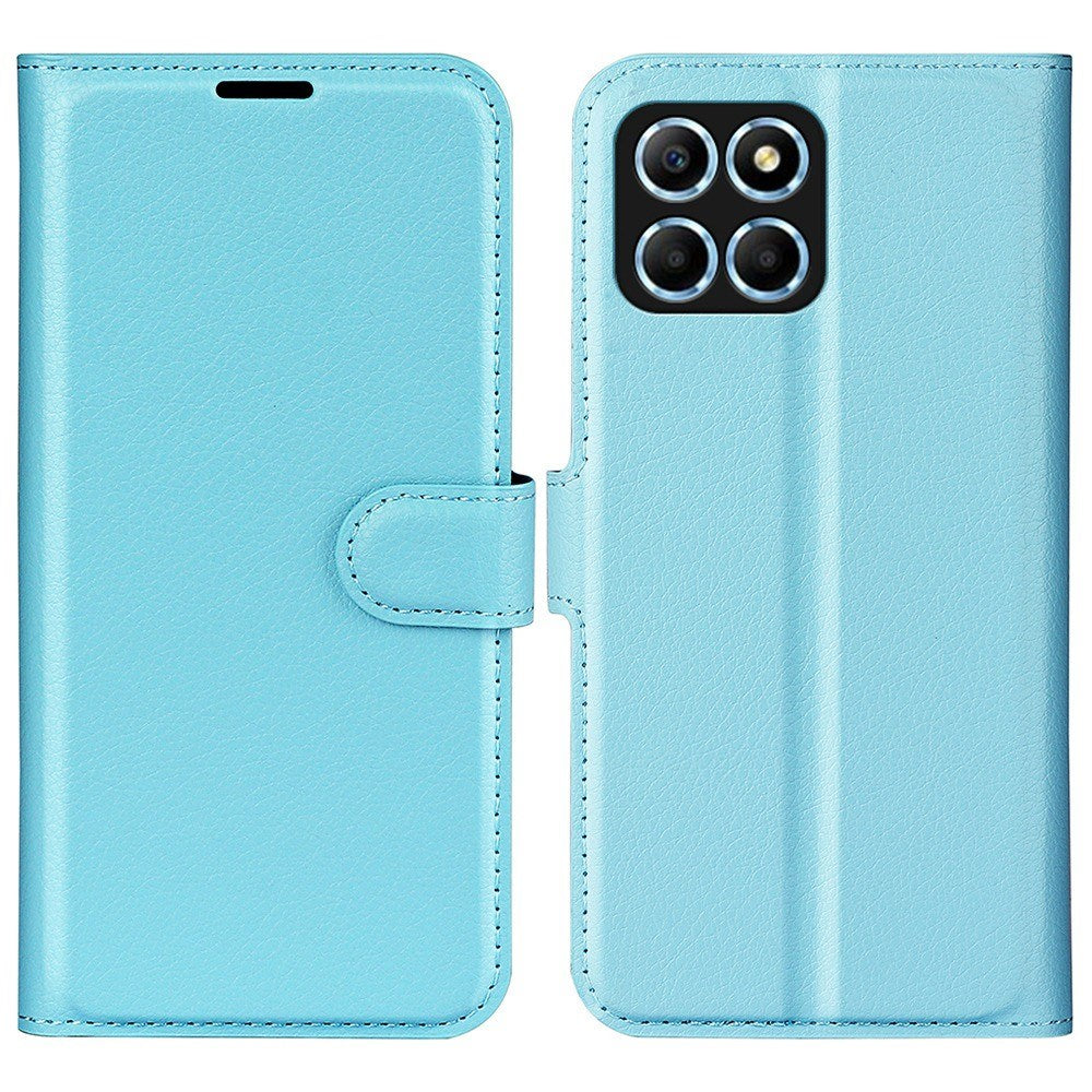 Honor X8 (5G) - EIDERWOOD Faux Leather Flip Cover m. Kortholder og stativ funksjon - blå