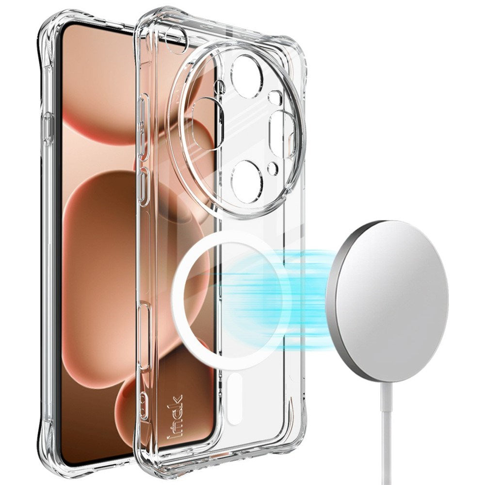 OPPO Find X9 Ultra IMAK Fleksibelt Plastik Mobilcover - MagSafe Kompatibel - Gennemsigtig