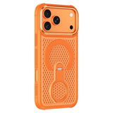 iPhone 17 Pro Max EIDERWOOD Mobilcover m. Varmeafledning & 360° Roterende Kickstand - MagSafe Kompatibel - Orange
