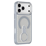 iPhone 17 Pro Max EIDERWOOD Mobilcover m. Varmeafledning & 360° Roterende Kickstand - MagSafe Kompatibel - Hvid