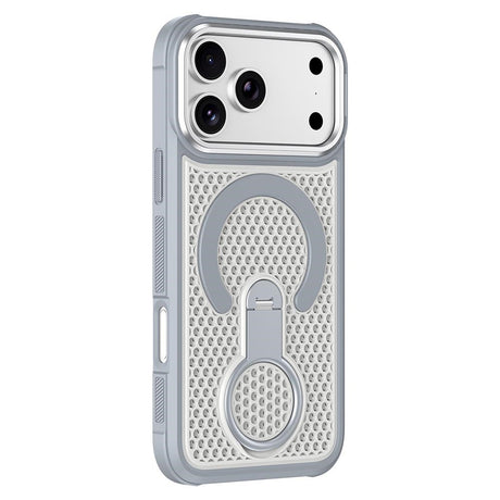 iPhone 17 Pro Max EIDERWOOD Mobilcover m. Varmeafledning & 360° Roterende Kickstand - MagSafe Kompatibel - Hvid