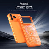 iPhone 17 Pro Max EIDERWOOD Mobilcover m. Varmeafledning & 360° Roterende Kickstand - MagSafe Kompatibel - Blå
