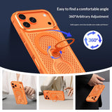 iPhone 17 Pro Max EIDERWOOD Mobilcover m. Varmeafledning & 360° Roterende Kickstand - MagSafe Kompatibel - Blå
