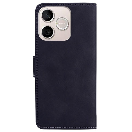 Honor 600 Lite EIDERWOOD Kunstlæder Flip Cover m. Ståfunktion - Sort