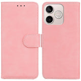 Honor 600 Lite EIDERWOOD Kunstlæder Flip Cover m. Ståfunktion - Lyserød