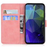 Honor 600 Lite EIDERWOOD Kunstlæder Flip Cover m. Ståfunktion - Lyserød
