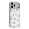 iPhone 17 Pro Max EIDERWOOD Hybrid Mobilcover m. Rhinsten & Blomsterdesign - Hvid / Blomster