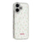iPhone 17 EIDERWOOD Hybrid Mobilcover m. Rhinsten & Blomsterdesign - Hvid / Forårsblomster