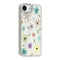 iPhone 17e / 16e EIDERWOOD Hybrid Mobilcover m. Rhinsten & Blomsterdesign - Hvid / Flerfarvet Blomster