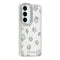 Samsung Galaxy S26 EIDERWOOD Hybrid Mobilcover m. Rhinsten & Blomsterdesign - Hvid / Blomster