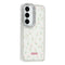 Samsung Galaxy S26 EIDERWOOD Hybrid Mobilcover m. Rhinsten & Blomsterdesign - Hvid / Forårsblomster